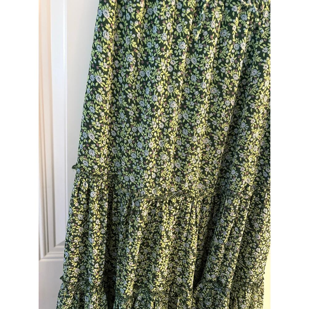 Aerie size small green maxi skirt - Picture 2 of 4